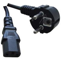 2,5m svart strømledning