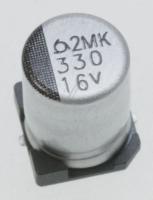SAMSUNG 2402-001160 KONDENSATOR (AL,SMD 330UF,20%,16V,WT,TP,1008)