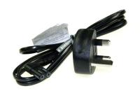 SAMSUNG 3903-000847 CBF STRØMLEDNING, UK STØPSEL (DT,UK,LP-61L,250V,3A,BLK)