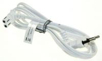 SAMSUNG 3903-000989 EURO NETILEDNING M/8-TALLS KONTAKT, VINKEL, HVIT 1,5M