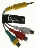 SAMSUNG ADAPTER BN39-02189A KABELADAPTER, AUDIO VIDEO, DC TIL RCA,3P, L100,UL2