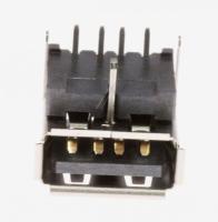 SAMSUNG 3722-003225 USB JACK KONTAKT (4P/1C,AU,BLK,SMD-A(DIP),A)