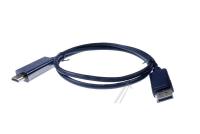 COM 1 MTR. LEDNING, DISPLAYPORT 1.2 HANN / HDMI 2.0 HANN, 4K2K@60HZ, SVART
